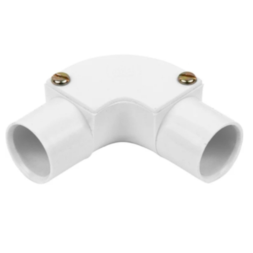 20MM WHITE PVC INSPECTION ELBOW 1PC