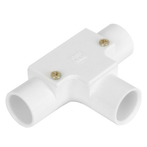 20MM WHITE PVC INSPECTION TEE 1PC