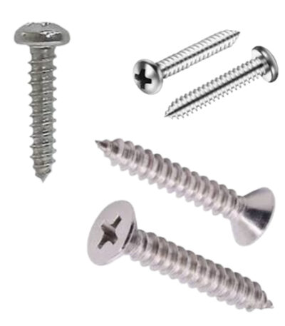 Pan head self‑drilling screw #8×2'' — fast metal fastening without pre‑drilling.