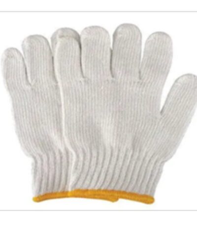 Breathable cotton work gloves 400 — comfortable grip for packing