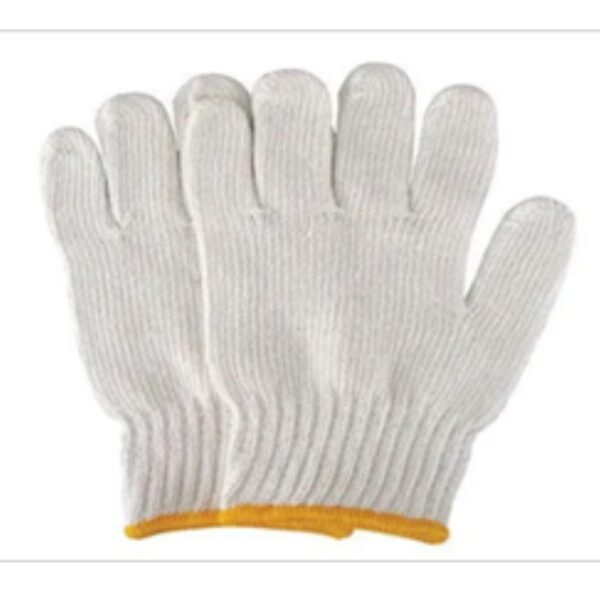 Breathable cotton work gloves 400 — comfortable grip for packing