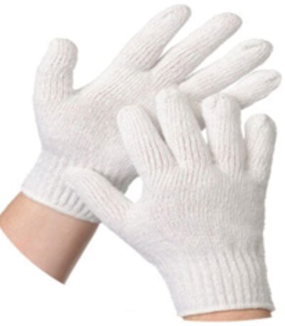 Breathable cotton work gloves 700 — comfortable grip for packing