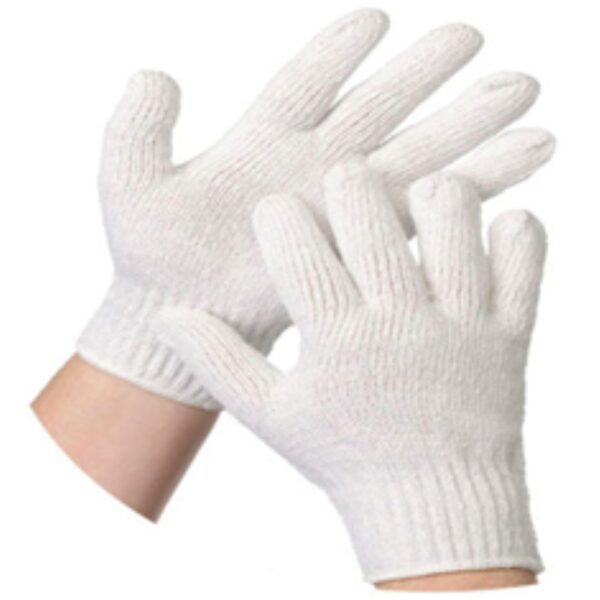 Breathable cotton work gloves 700 — comfortable grip for packing