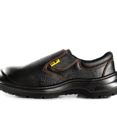 Durable safety footwear with protective toecap and slip‑resistant sole — secure fit and comfort in size 11.