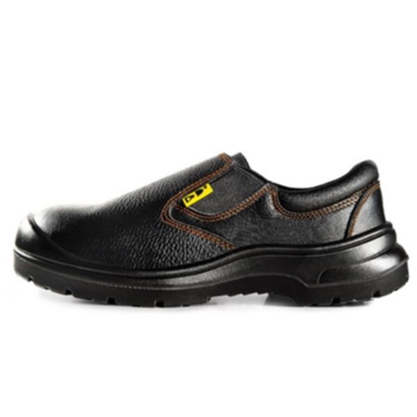 Durable safety footwear with protective toecap and slip‑resistant sole — secure fit and comfort in size 11.