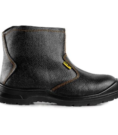 Durable safety footwear with protective toecap and slip‑resistant sole — secure fit and comfort in size 11.