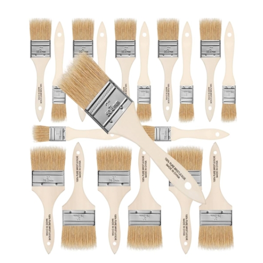 6R VARNISH BRUSH  BAMBOO HANDLE