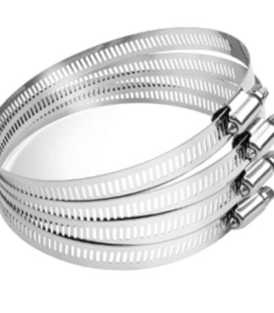 304 stainless hose clip 2'' — worm‑drive clamp for secure hose connections.