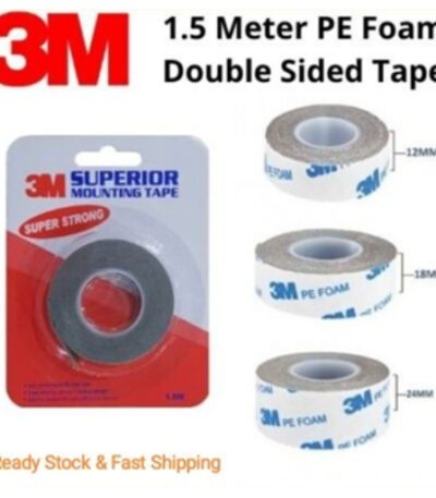 Heavy Duty Double Sided PE Foam Tape (Grey)