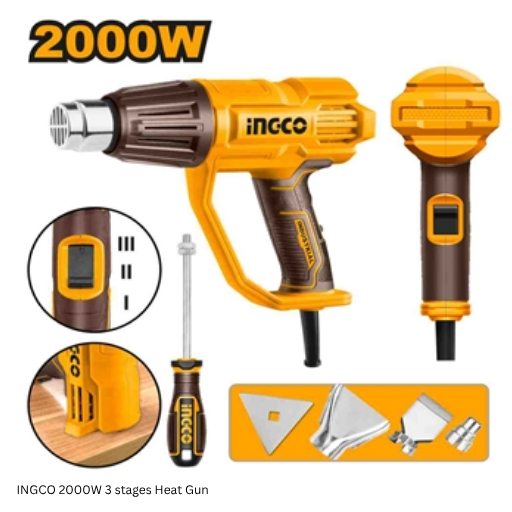 INGCO 2000W 3 stages Heat Gun