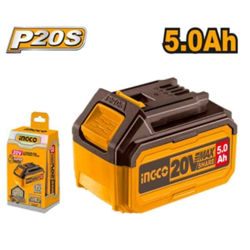15 INGCO 20V 5.0AH P20S Lithium -Ion battery kit