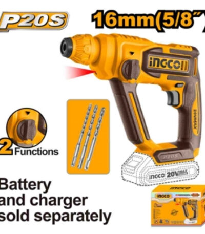 28 INGCO 20V Cordless rotary hammer drill 16MM (bare)