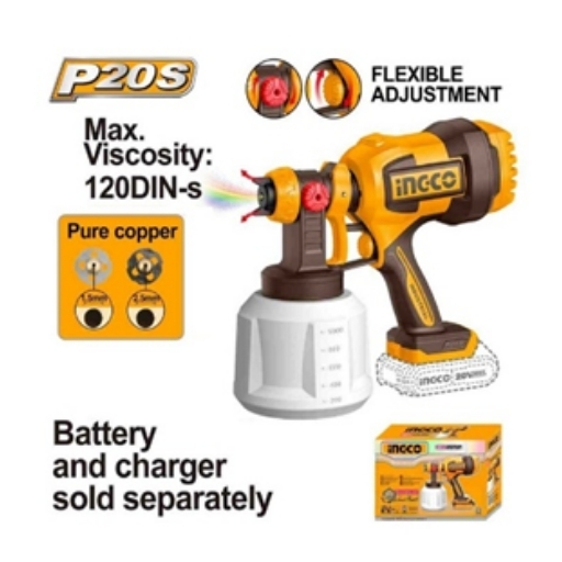 38 INGCO 20V Cordless spray gun (bare)