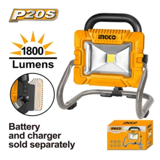 18 INGCO 20V Lithium-Ion Portable Lamp 20W 1800Lumens (bare)