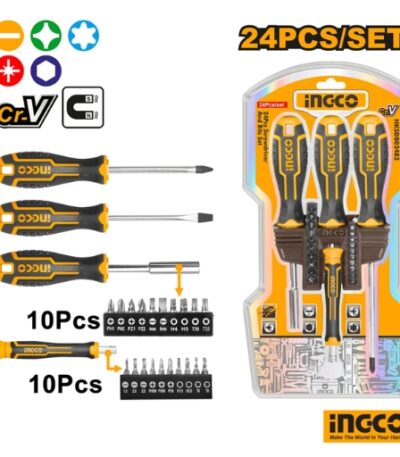INGCO 24 PCS Screwdriver Bit Set