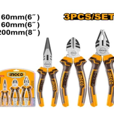 INGCO 3 pcs Plier Set