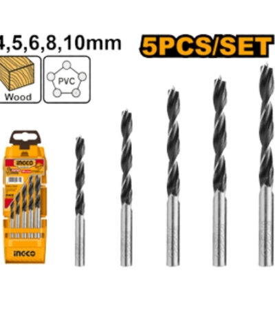45 INGCO 5pcs Wood Drill Bit Set 4