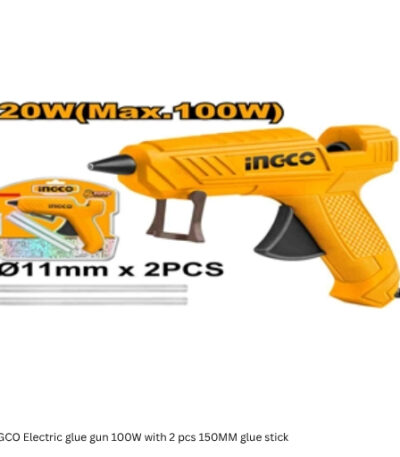 INGCO Electric glue gun 100W with 2 pcs 150MM glue stick