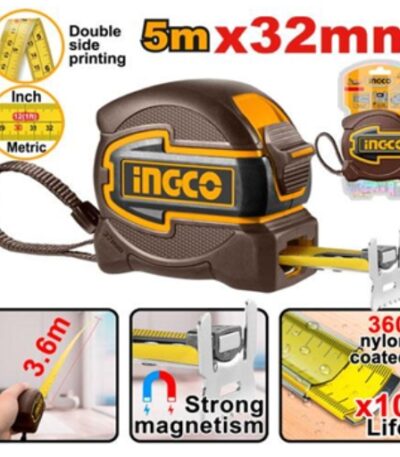 INGCO STEEL Measuring Tape 5M magnetic hook