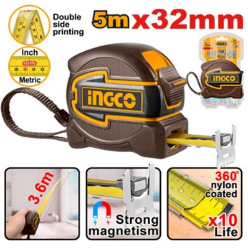 INGCO STEEL Measuring Tape 5M magnetic hook