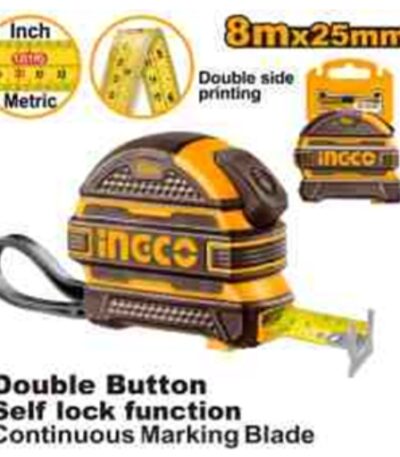 INGCO Steel Measuring Tape 8Mx25MM