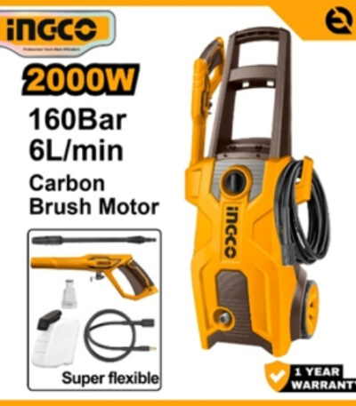 2 INGCO high pressure washer 2000W max.160bar