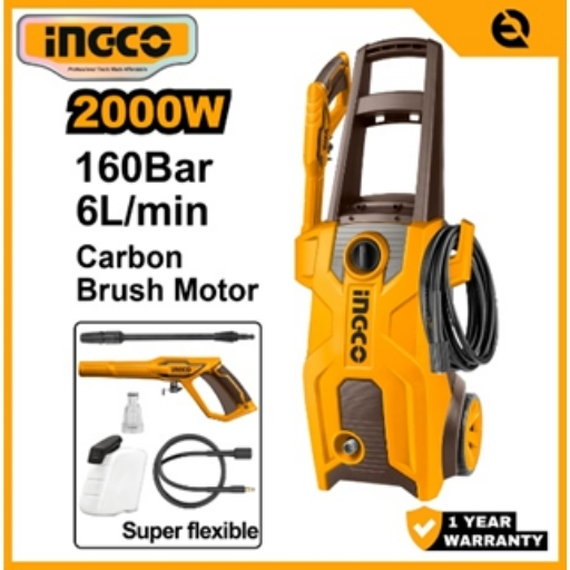 2 INGCO high pressure washer 2000W max.160bar