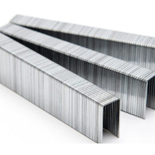 Air staples for pneumatic staplers — reliable fastening for upholstery and carpentry.