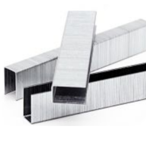 Air staples for pneumatic staplers — reliable fastening for upholstery and carpentry.