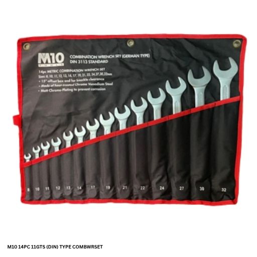 M10 14PC 11GTS (DIN) TYPE COMBWRSET
