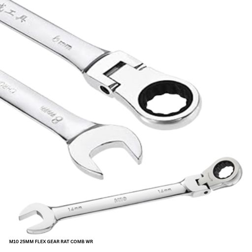 M10 25MM FLEX GEAR RAT COMB WR