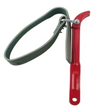 OIL FILTER WRENCH  BELT/RED HANDLE
