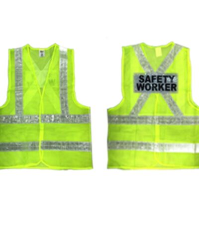 High‑visibility Safety Worker safety vest — reflective tape and breathable fabric for day/night site visibility.