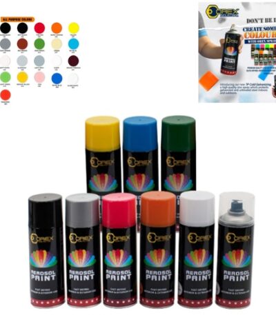 OREX SPRAY PAINT BROWN TOBACCO 400ML