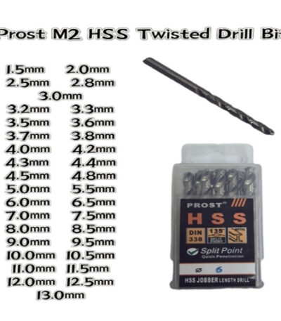 135 PROSTED M2 HSS TWISTED DRILL BIT -13.0MM