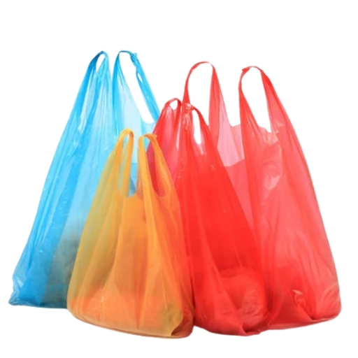 Single-use singlet bags.
