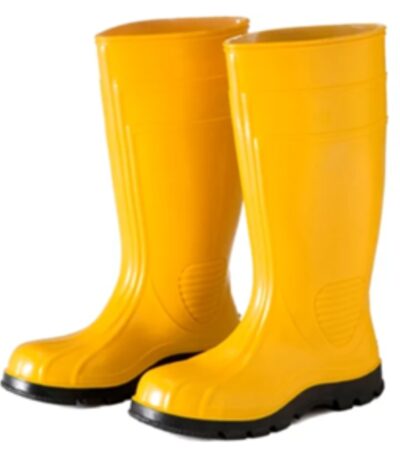 Durable safety footwear with protective toecap and slip‑resistant sole — secure fit and comfort in size 11.