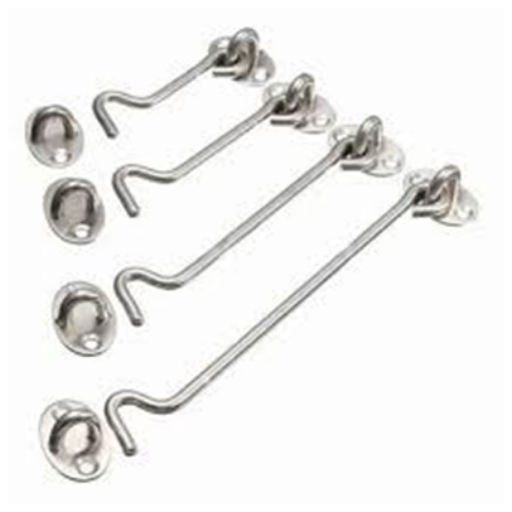 STAINLESS STEEL WINDOW HOOK  8''