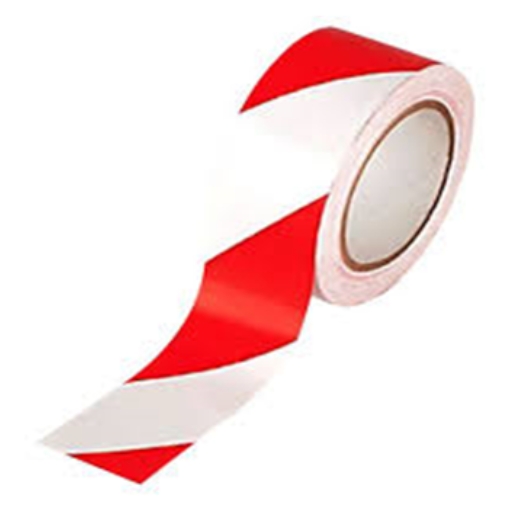 Superior Barricade Safety Tape (Red/White)