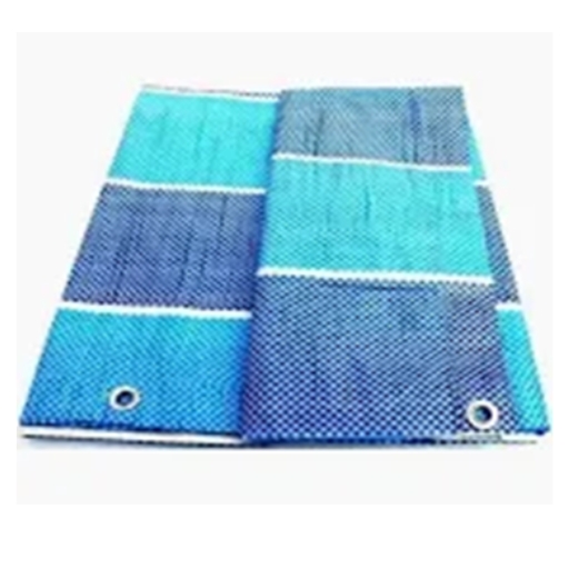 Standard tarpaulin sheet.