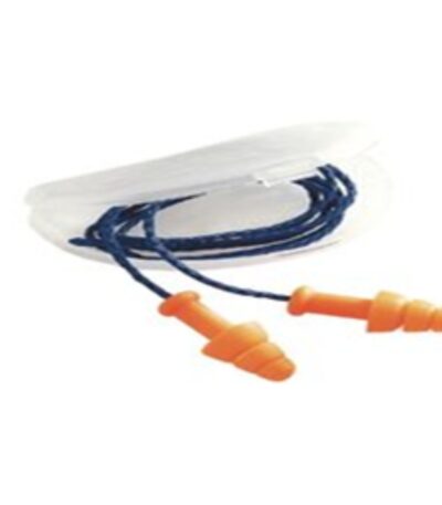 Soft foam ear plugs for dependable noise reduction (NRR) and all‑day comfort in workshops and on site.