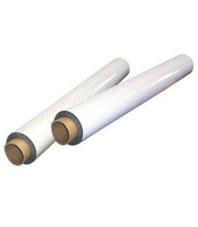 Floor protection plastic sheeting.